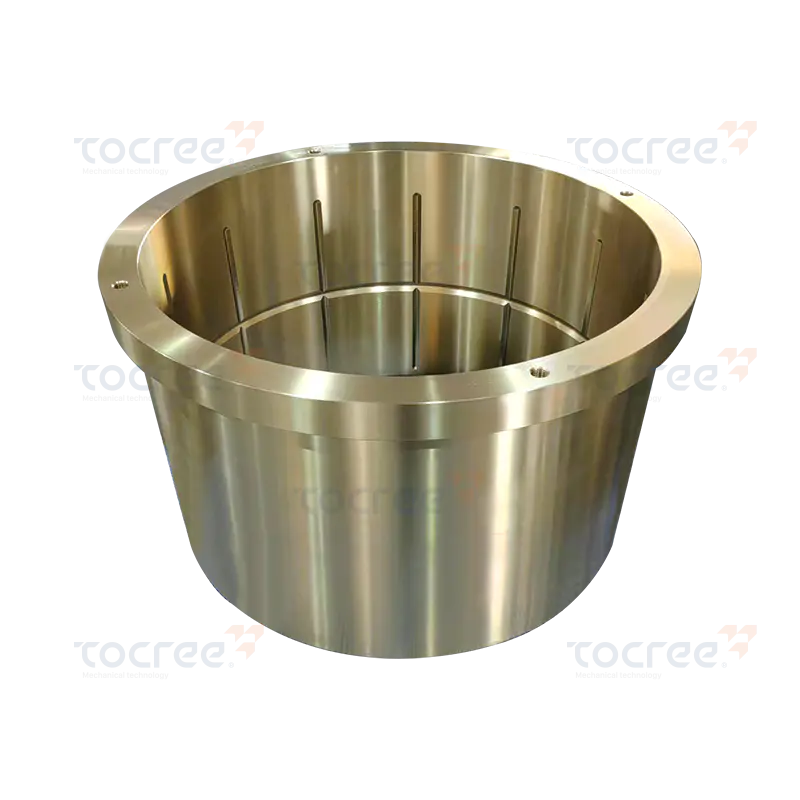 带油脂槽的黄铜衬套